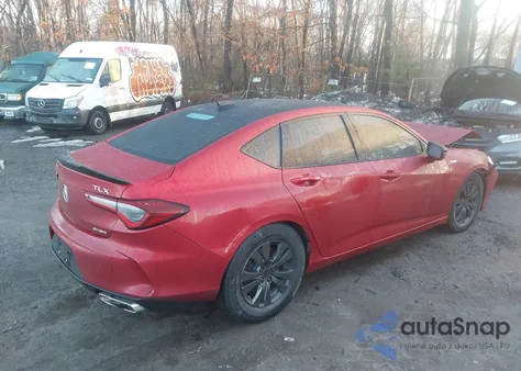 2021 Acura Tlx A-Spec Package z USA, uszkodzony, nr VIN 19UUB6F59MA000730
